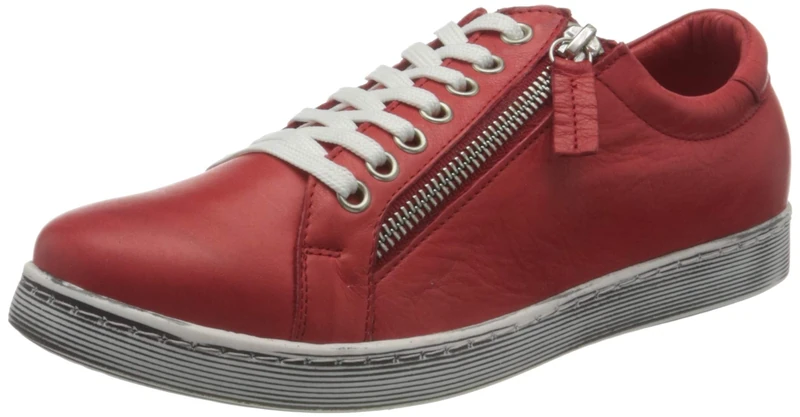 Andrea Conti 346839 Women’s Sneaker, Rot, 4 UK