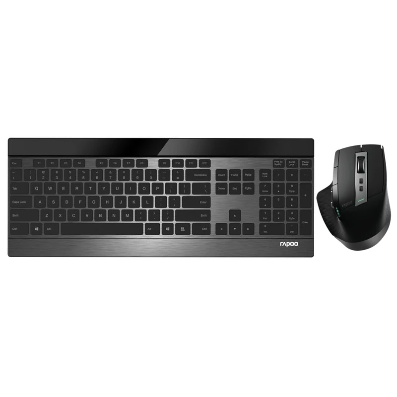 Rapoo 9900m clavier Souris incluse QWERTZ Noir