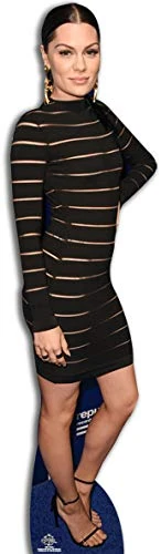 CS616 Jessie J Pop Star Lifesize Cardboard Cutout Perfect for Fans, Friends, Family and Events Height 180cm Width 49cm - Image 1