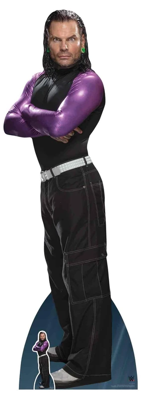 SC1206 Jeff Hardy WWE Lifesize Cardboard Cutout Perfect for Fans, Friends, Family and Events Height 188cm Width 67cm - Image 1