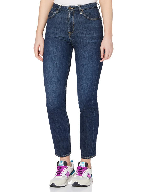 Lee Damen Carol Jeans, Dark Roberto, 32W / 35L