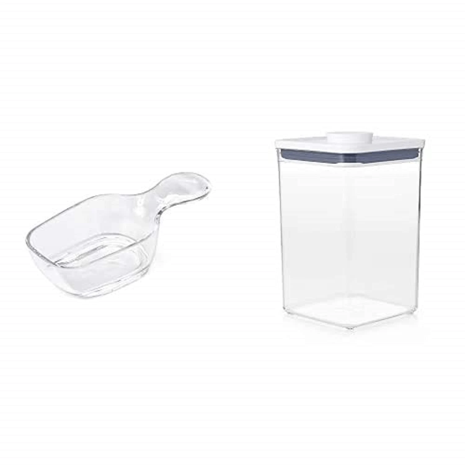 OXO Good Grips Kitchen Organiser Bundle with Coffee Scoop and 4.2L POP Container for flour & more