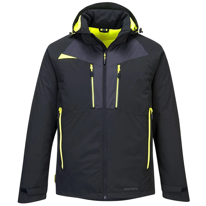 Portwest DX4 Winter Jacket, Size: XL, Colour: Black, DX460BKRXL