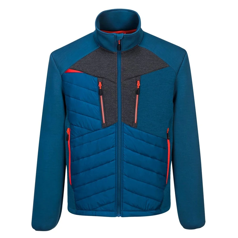 Portwest DX4 Hybrid Baffle Jacket, Size: XXL, Colour: Metro Blue, DX471MBRXXL