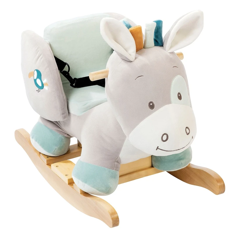 Nattou Rocking Animal for Children, Tim The Horse, 10-36 Months, 63 x 33 x 46 cm, Beige, 498135