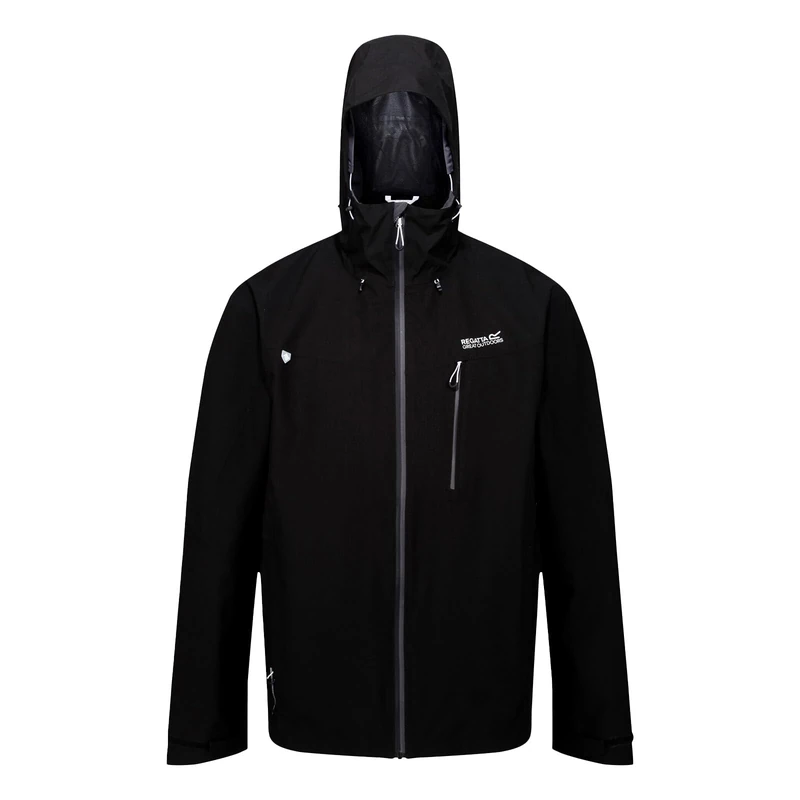 Regatta Mens Birchdale Waterproof Breathable Jacket with Hood in ISOTEX Fabric, Perfect for Walking, Hiking & Outdoors