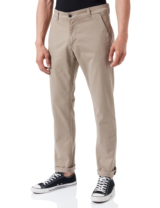 James Harvest Officer Trousers Men Khaki 36-34 - Image 1