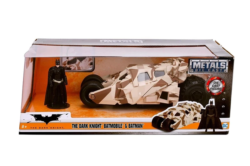 Jada Toys Tumbler Camo Batmobile 1:24 Scale Model with Batman