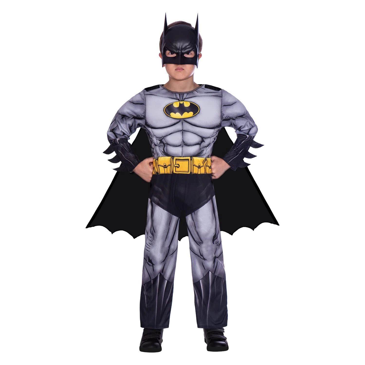 amscan 9906059 - Kids Official Warner Bros. DC Comics Classic Batman Fancy Dress Costume Age: 6-8 Yrs