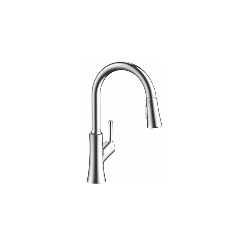 hansgrohe Joleena Chrome High Arc Kitchen Faucet, Kitchen Faucets with Pull Down Sprayer, Faucet for Kitchen Sink, Chrome 04793000, 15.8-Inches Tall