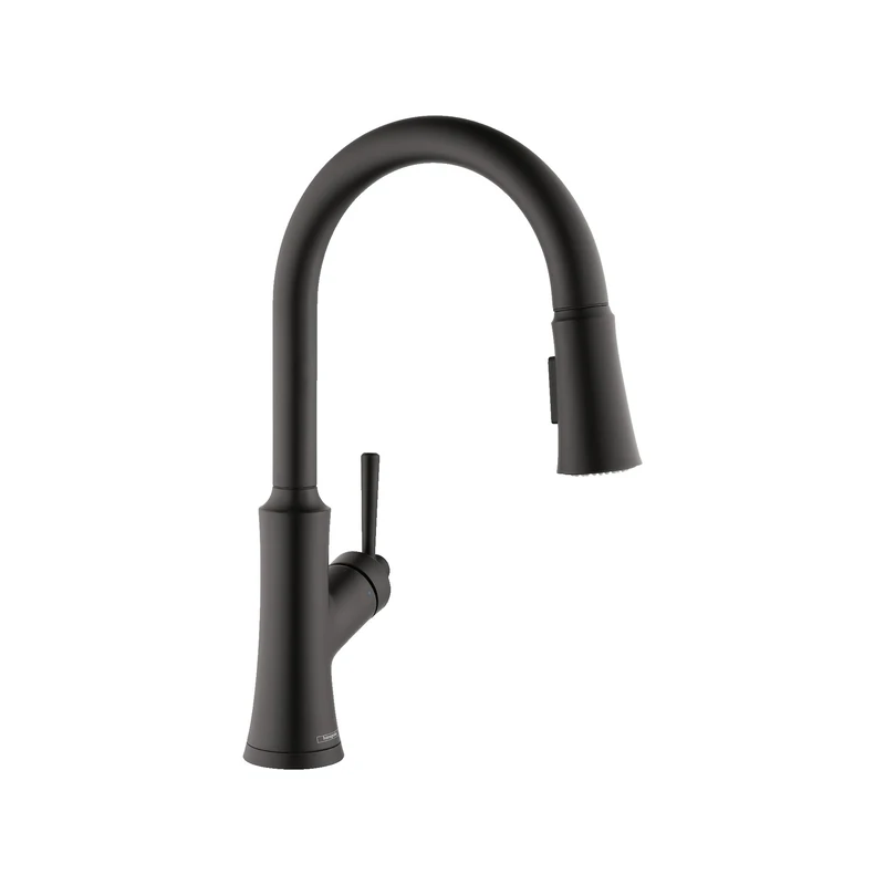Hansgrohe Joleena 1-Handle 16-inch Tall Matte Black, 04793670 Kitchen Faucet, 15.8
