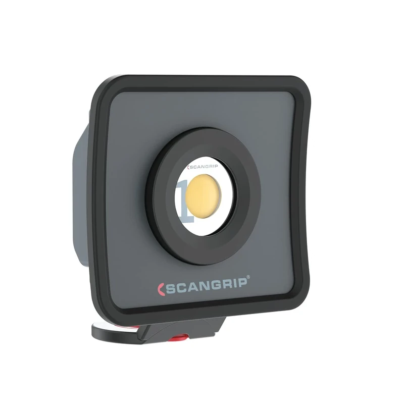 SCANGRIP NOVA MINI, Rechargeable Handheld COB LED Floodlight, 1000 Lumen, Ergonomic Smart Grip 4-in-1 System, Compact, Strong Built-in Magnet, Belt Clip, Stepless Dimmer, Waterproof (IP65)