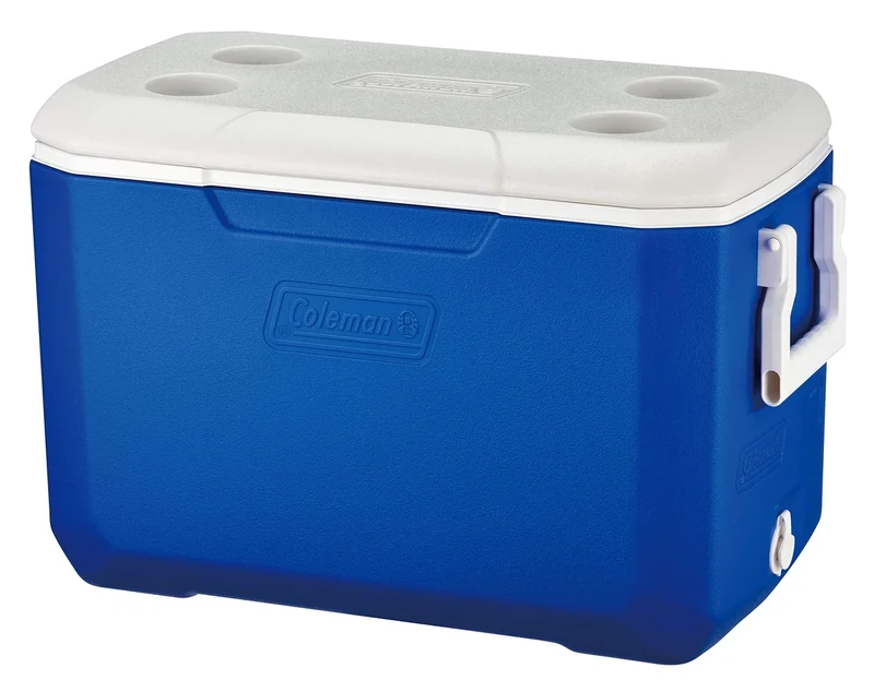 Coleman Poly-Lite 48 QT Cooler, Unisex-Adult, Blue, Uni