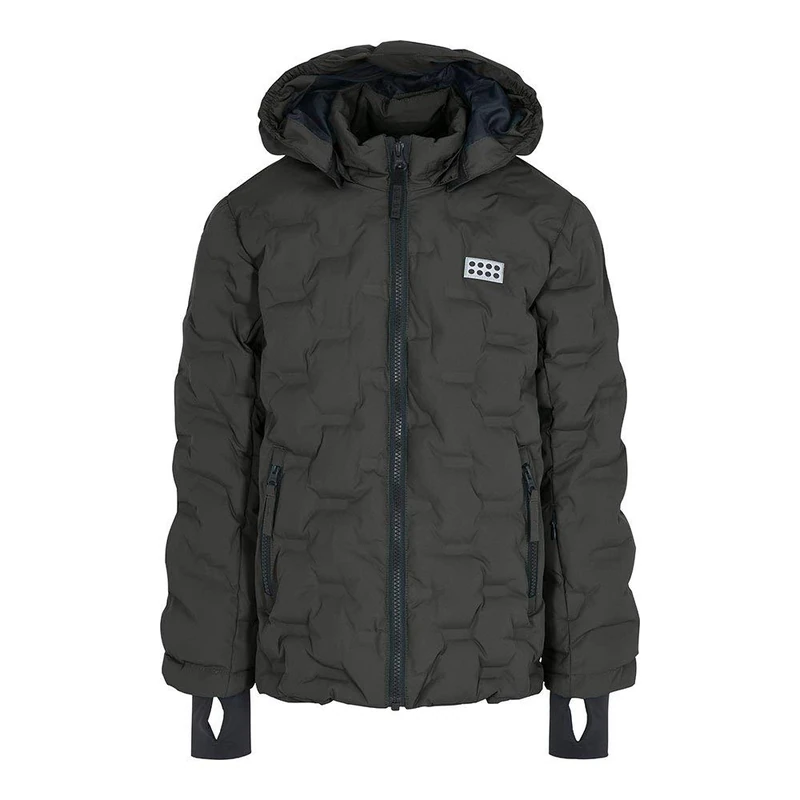 Kabooki Unisex Kid's Lwjipe Jacket, Dark Green, 104