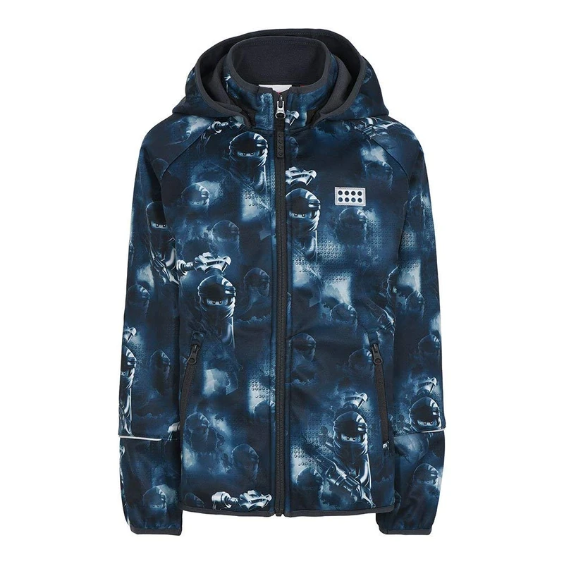 Lego Wear Boys' LWSAM-Lego Tec Ninjago Shell Jacket, 590 Dark Navy, 18-24 Months