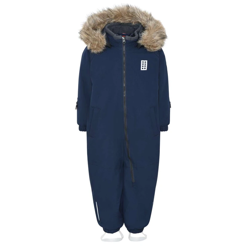 Lego Wear Unisex Baby Lwjunin - Lego Tec Exclusive Snowsuit - Blue - 9-12 Months