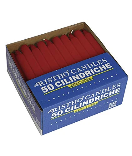 Risthò 56148ME_14 Candles, Wax, Red, One Size