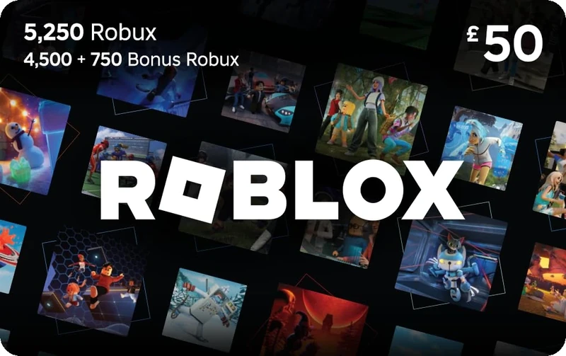 Roblox Digital Gift Card - 5,250 Robux [Includes Exclusive Virtual Item] [Online Game Code] - Image 1