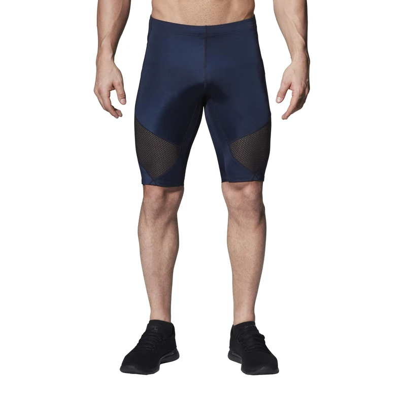 CW-X Men's Stabilyx Ventilator Joint Support Compression Shorts, True Navy, Small