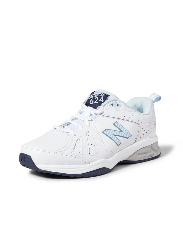New Balance 624v5 Women's Outdoor Cross Trainers, Black, 6