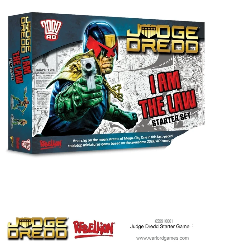 Warlord Games Judge Dredd Starter Set: I am the Law a 28mm Sci-fi Strategy Battle Game for 2 or More Players Using Miniatures - Image 1