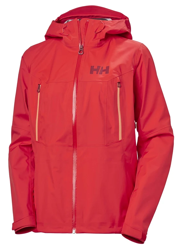 Helly Hansen Women's Verglas 3L Shell Jacket Women's Jacket, womens, Women's Jacket, 62835, Alert Red, L - Image 1