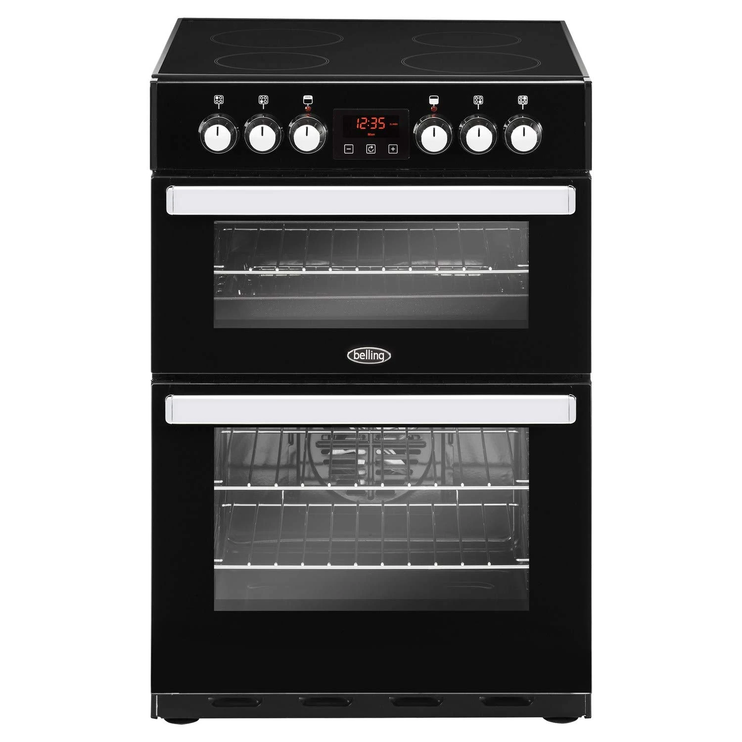 Belling Cookcentre 60E Black Range Cooker, 444410818