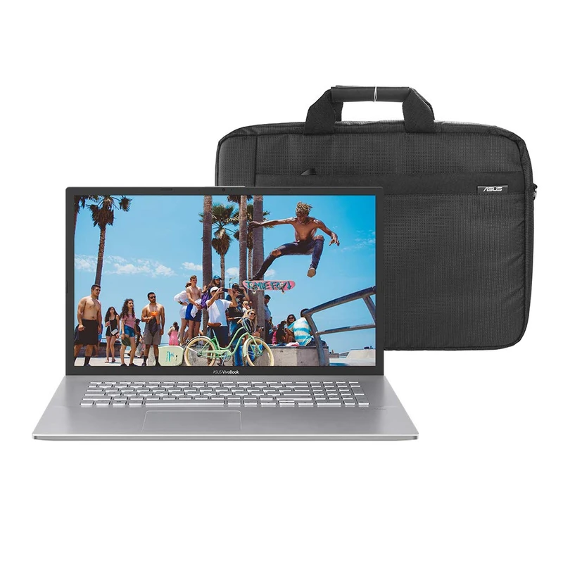 ASUS VivoBook M712DA 17.3" Full HD Laptop (AMD Ryzen 5, 8GB RAM, 1TB Hard Drive, Windows 10) - Includes Carry Bag, M712DA-AU078T