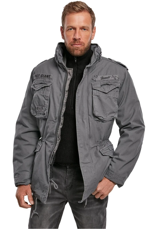Brandit M65 Giant Jacket, Farbe: charc grey, Größe: 7XL