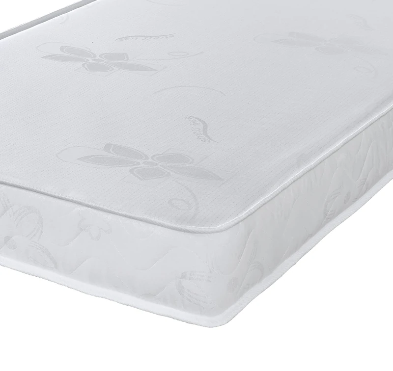 Extreme Comfort Essentials Solano Stress Free Orthopaedic Firm Support All Foam Maximum Value Mattress, Firm Feel, White, 14cms Deep, Euro Small Single 80cms x 200 cms