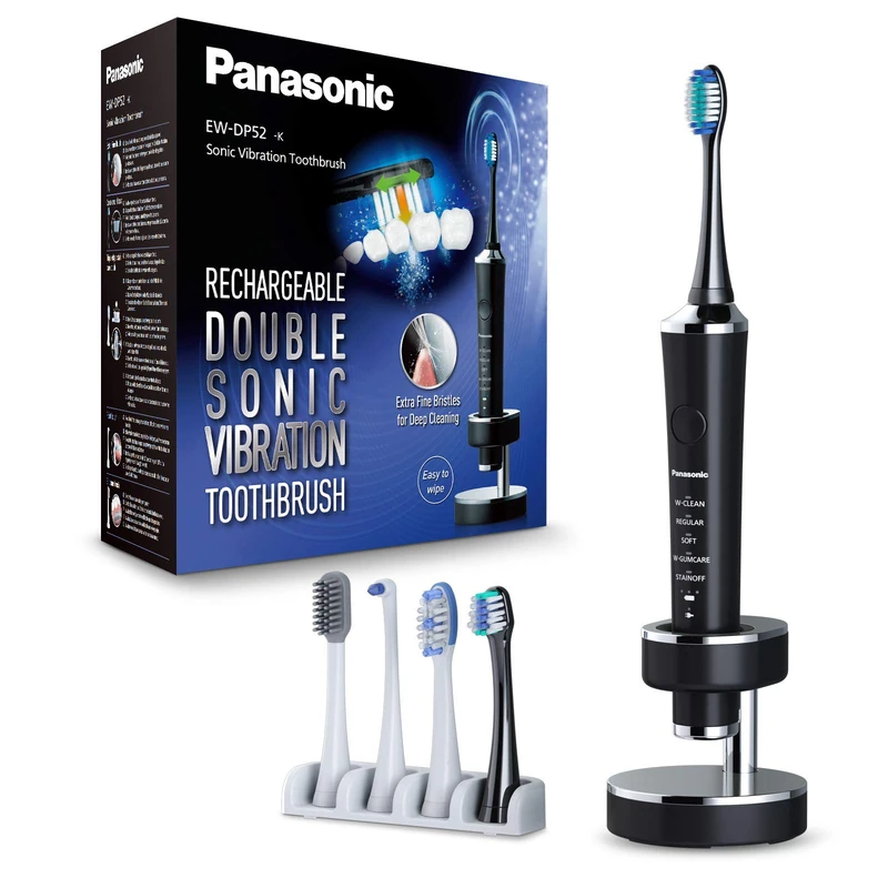 Panasonic EW-DP52-K803 Rechargeable Sonic Toothbrush - Black - Image 1