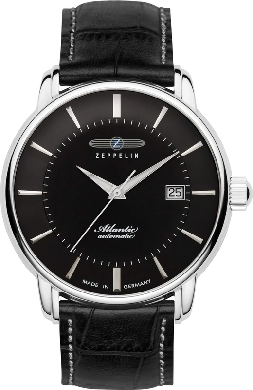 Zeppelin Automatic Watch 8452-2, Black, Strap.