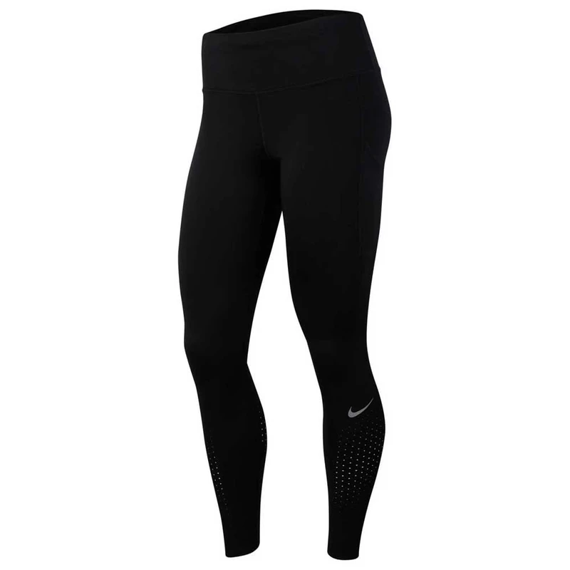 Nike CN8041-010 W NK EPIC LX TGHT Leggings Women's BLACK/REFLECTIVE SILV Size M