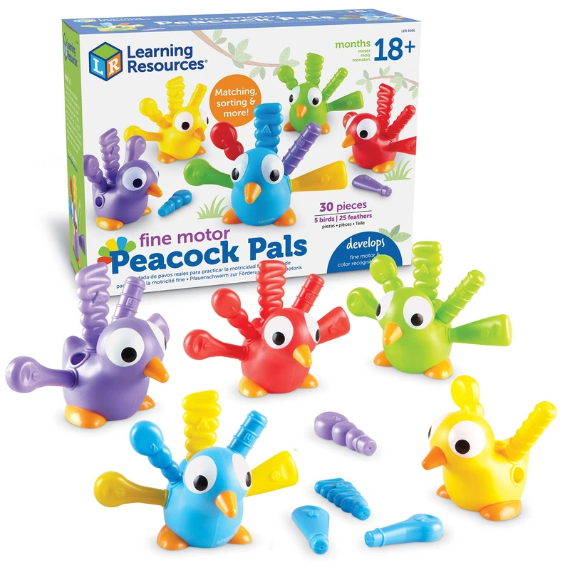 Learning Resources Fine Motor Peacock Pals - Image 1