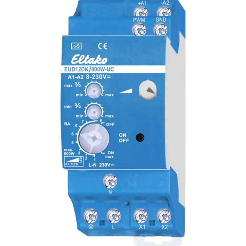 Eltako 21100810 DIN Rail Dimmer Blue