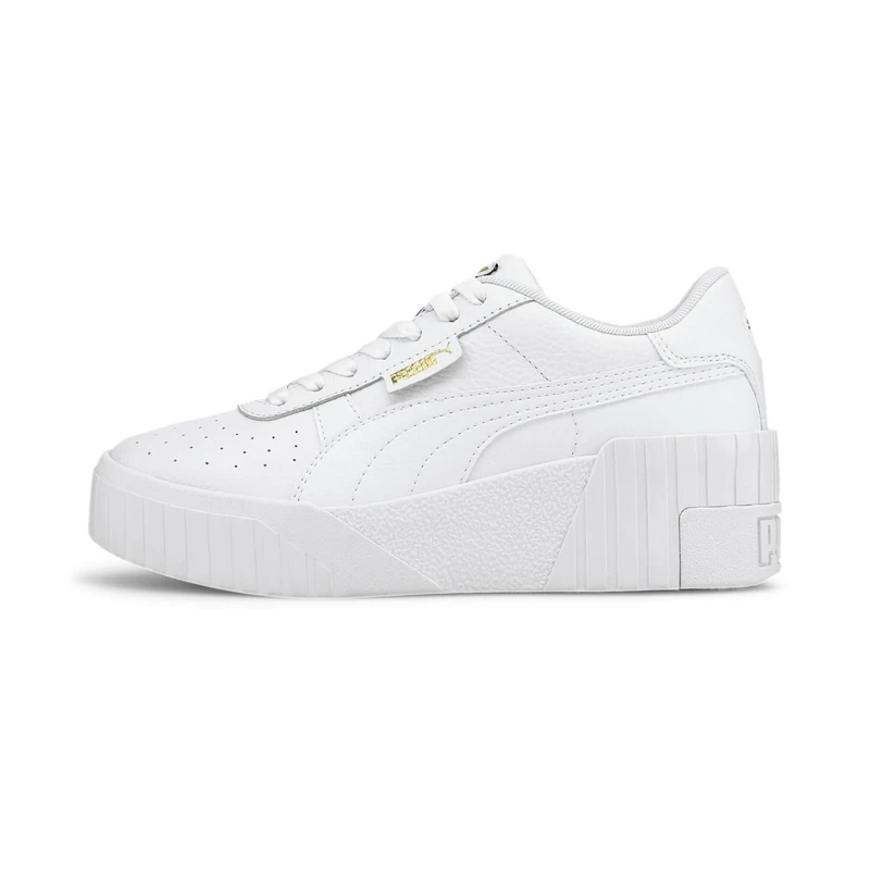 PUMA Women's Cali Wedge Wn's Sneaker, White Puma White Puma White, 5.5 UK