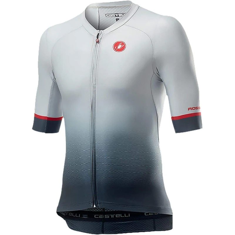 CASTELLI - Aero Race 6.0 Men's T-Shirt, Mens, T-Shirt, 4520011, Silver Gray/Dark Gray, XL