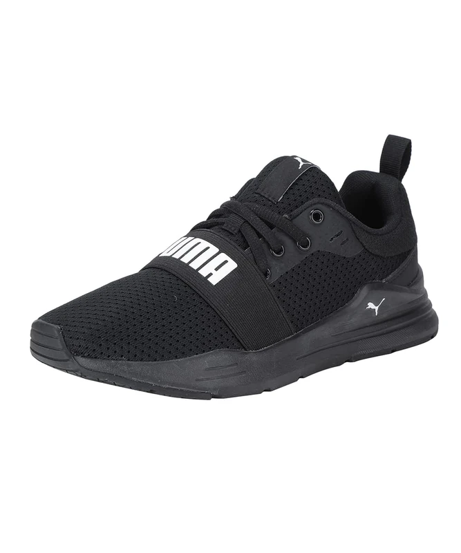 Puma Unisex Youth Puma Wired Run Jr Sneakers, Puma Black-Puma White, 5 UK