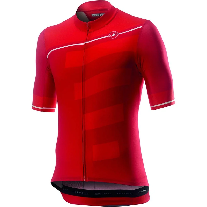 CASTELLI Men's Trophy, Mens, T-Shirt, 4520014, Red/Fiery Red, L