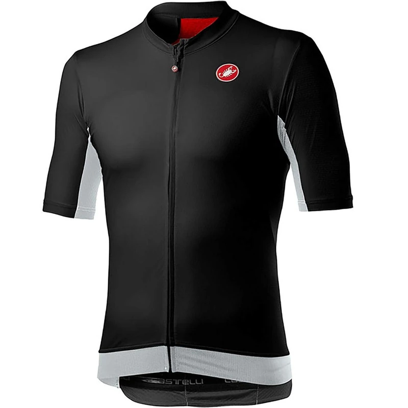 castelli Men's Vantaggio T-Shirt, Light Black/Silver Gray, S