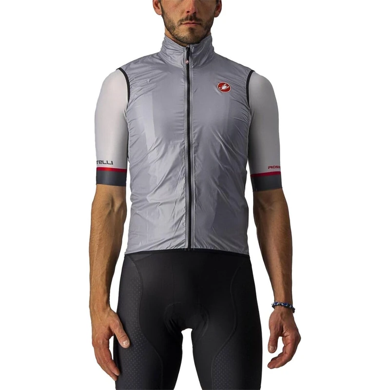 CASTELLI 4520057 ARIA VEST Men's Sports vest SILVER GRAY/DARK GRAY XXL