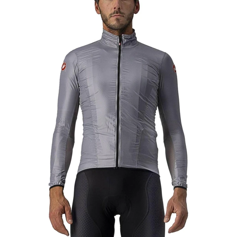 CASTELLI 4520058 ARIA SHELL JACKET Men's Jacket SILVER GRAY/DARK GRAY S