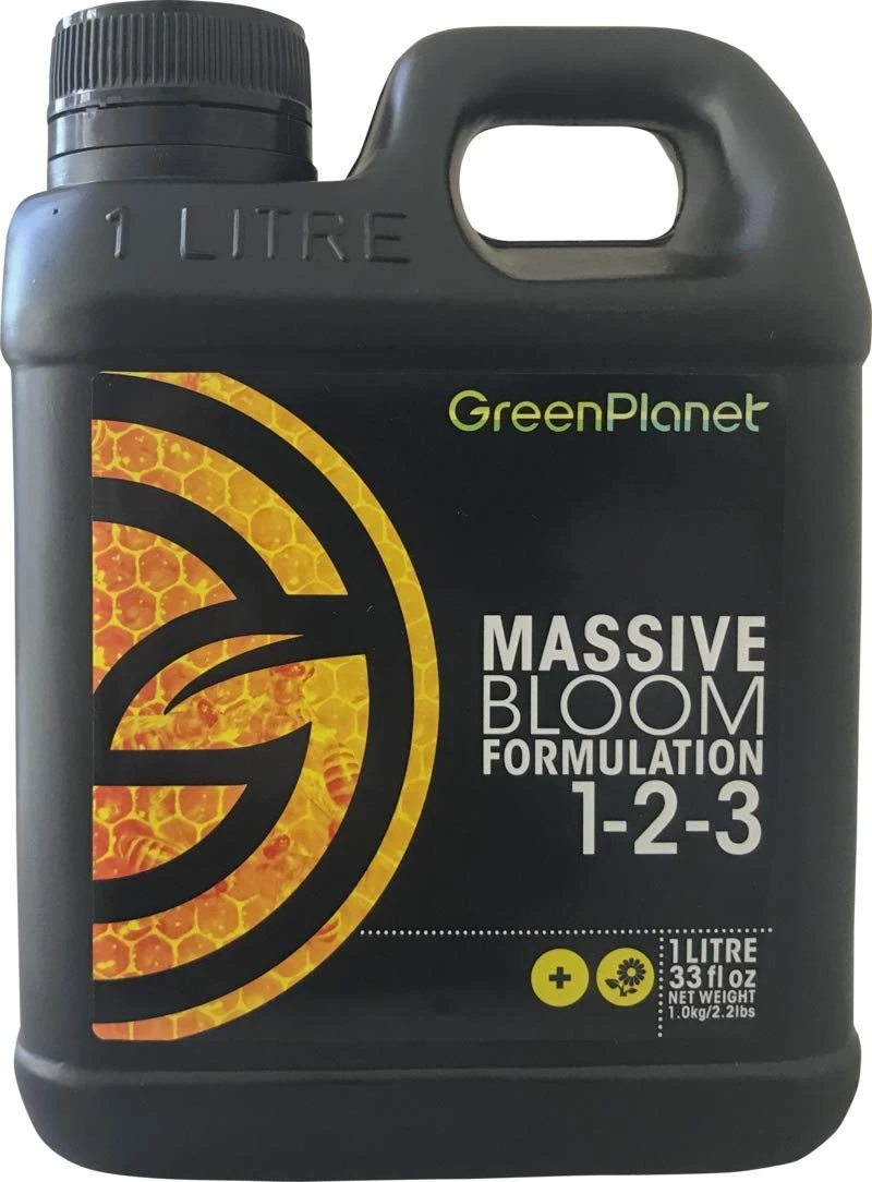 Green Planet Nutrients Massive Organic Bloom Stimulator Hydroponics (1L)