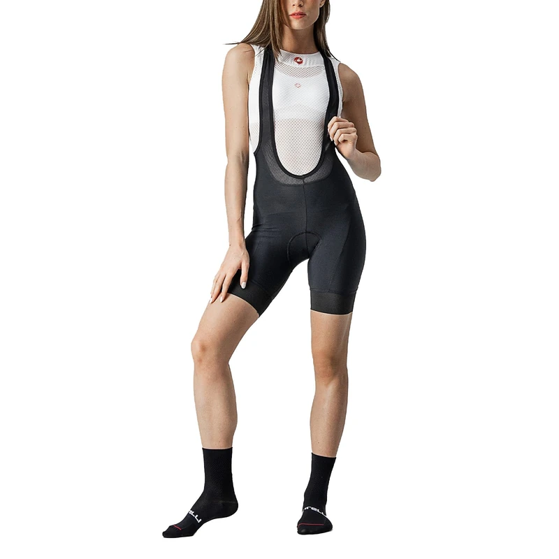 CASTELLI 4520062 PRIMA BIBSHORT Women's Shorts Black White S