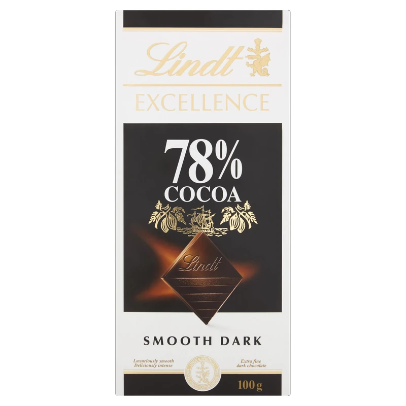 Lindt EXCELLENCE Dark 78% Cocoa Chocolate Bar - 100 g