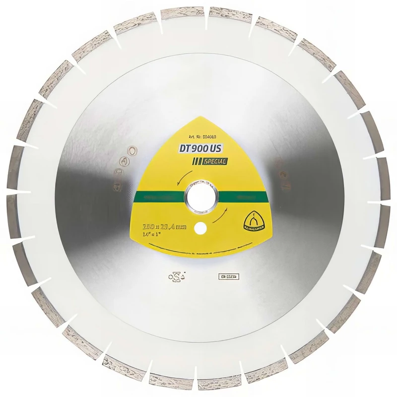 Klingspor 334063 DT 900 US Special Large Diamond Cutting Discs for Cured/Assembled/Concrete/Building Material/Limescale/Granite, 350 mm Diameter, 25.4 mm Drilling