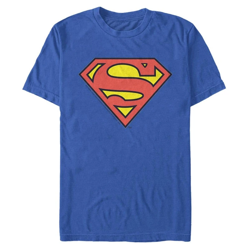 DC Comics Men's Wbsm0051-10001004 T-Shirt, Royal, Medium