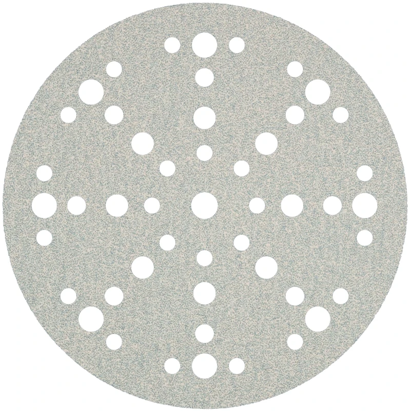 Klingspor 340599 PS 33 BK Discs with Paper Underlay Velcro for Paint, Varnish, Spatula, Wood, Hole Shape GLS74, 240 Grit, 150 mm Diameter, Pack of 100