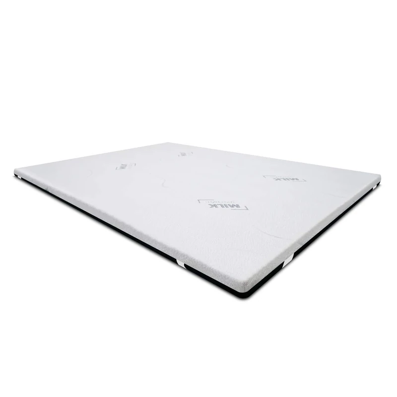 DUÉRMETE ONLINE Viscoelastic Topper Prime 5 cm Thick, Environmentally Friendly Milk Protein, allergenic and Anti-Static, Stress Effect Adaptability and Comfort Viscose Gel, 80 x 190 cm - Image 1