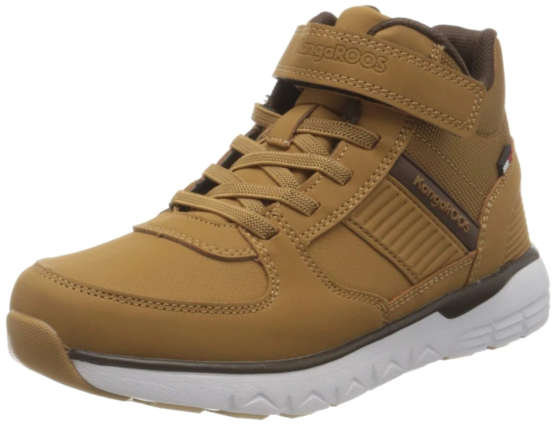 KangaROOS K-TS Caspo EV RTX Snow Shoe, Tan Dk Brown, 12.5 UK Child - Image 1